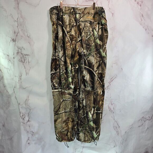 Under Armour Pants Mens XL Camo Woodland Zip Off Pull On AP HD Hunting - Picture 5 of 13